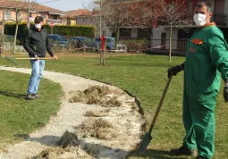 Il Giardino dell'Infinito è curato dai volontari dell'associazione Busca&Verde