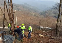 I volontari al lavoro a Valmala 