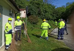 Lavori di primavera della Protezione civile comunale