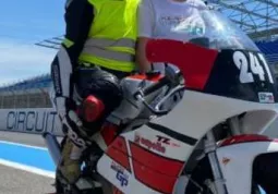 l motociclista buschese Marco Lovera sul circuito francese di Le Castellet
