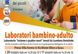 Laboratori bambino-adulto per la fascia da 3 a 6 anni