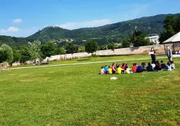 Lezioni all'aperto nel parco dell'ingegno