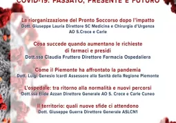 Alle ore 20,30 al cinema Lux con ingresso libero. Il direttore del Pronto Soccorso dell'ospedale di Cuneo Giuseppe Lauria interviene e modera l'incontro con la popolazione in cui si risponderà anche alle domande del pubblico