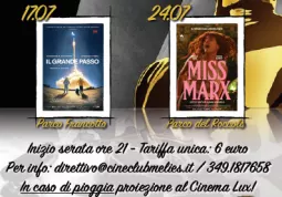 Il circolo Méliès organizza  l’ottava edizione delle “Notti da Oscar - cinema sotto le stelle”, un doppio appuntamento  il 17 e il 24 luglio alle ore 21 in altrettante location di fascino e suggestione