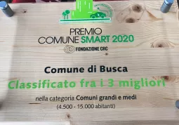 Il Comune di Busca è stato premiato fra i primi tre della provincia nella categoria Comuni grandi e medi al “Premio comuni Smart 2020”