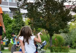 Inaugurazione piccole biblioteche nel Giardino dell'Infinito