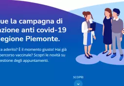 Tutte le informazioni sul vaccino antiCovid19 sul portale  ilpiemontetivaccina