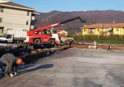 Si prosegue con il tracciamento delle platee dei vari blocchi 