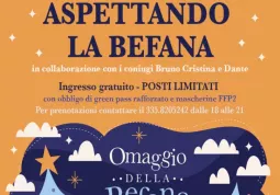 Mercoledì 5 gennaio lo spettacolo Aspettando la Befana