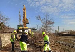 I volontari del gruppo comunale di Protezione civile sempre impegnati in lavori di prevenzione sul territorio 