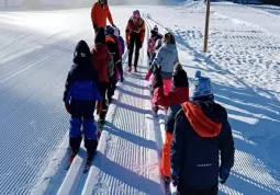 Il corso sci di fondo a Entracque