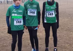 La squadra Ragazzi della Postica Buschese al Cross di Borgaretto