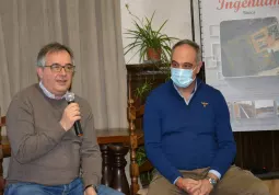 Il sindaco Marco Gallo e Paolo Caraccio