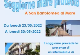 L'associazione Volontari dell'Annunziata, dopo due anni in cui a causa della pandemia non è stato possibile proporlo, organizza il soggiorno al mare per anziani autosufficienti nella Casa per ferie di San Bartolomeo al Mare (Imperia)