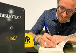 Luca Dalmasso a Busca per gli Incontri con l'autore