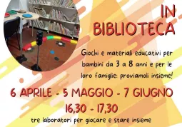 Tre laboratori per bambini  per promuovere l’attrezzoteca