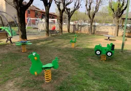 Inaugurazione della nuova area-giochi del parco della Resistenza