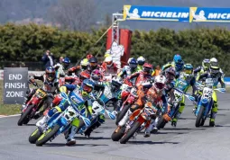 Il circuito internazionale ha ospitato il Gran premio del Piemonte, prova inaugurale del Mondiale di Supermoto