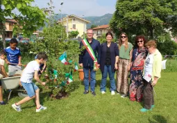 Il nuovo albero nel Giardino dell’infinito