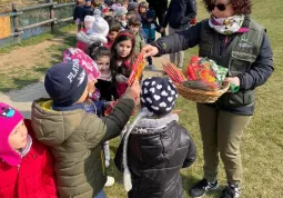 Il momento della semina il 21 marzo scorso