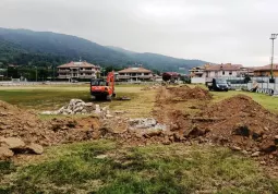 Avvato il cantiere del nuovo campo da calcio sintetico 