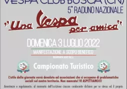 Domenica prossima 3 luglio il 5° raduno nazionale “Una Vespa per amica” 