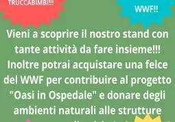 Sabato in piazza della Rossa iniziativa benefica della Cri con il WWFa favore del progetto Oasi in ospedale