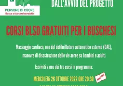 Esauriti i posti della prima data dei corsi gratuiti Blsd