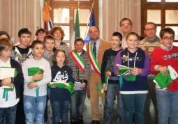 Il primo CCR di Busca eletto nel 2011: sindaco junior Samuele Galfré, vice-sindaco junior Federico Giraudo. Sindaco senior Luca Gosso