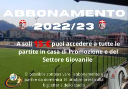 Il Busca Calcio offre ai suoi tifosi una promozione speciale per ospitarli sempre più numerosi allo stadio nelle partite casalinghe