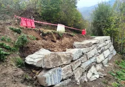 Lavori a Valmala dopo i danni della pioggia