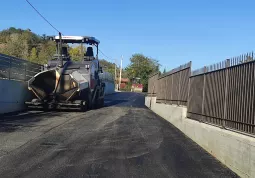 Lavori in  via Monte Ollero