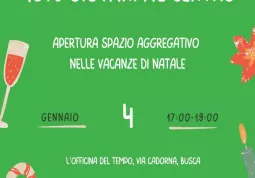 Mercoledì 4 gennaio dalle 17 alle 19 la festa è  nell'officina del tempo in via Cadorna