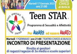 Percorso di educazione all’affettività e alla sessualità per ragazzi e ragazze che frequentano la terza a media e le scuole superiori