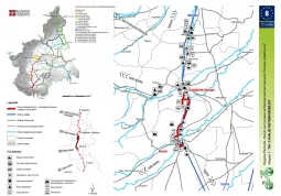 Il tratto da Costigliole Saluzzo a Busca della pista ciclabile del circuito Eurovelo8