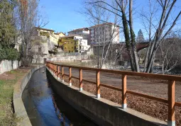 Percorso fluviale protetto lungo il Maira