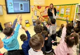 Lezione speciale oggi nella scuola primaria di San Chiaffredo