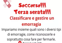 Classificare e gestire un’emorragia: una lezione della Cri l'11 aprile
