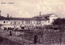 Gli orti dei Frati in una foto d'epoca