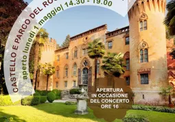 Lunedì 1° maggio apertura con concerto del castello del Roccolo