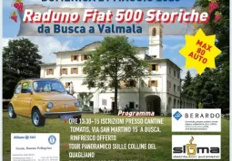 Domenica 21 maggio raduno delle Fiat 500 storiche