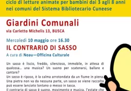 Mercoledì 10 maggio alle ore 16:30 nel Parco della Resistenza, in via Carletto Michelin 13 (biblioteca)