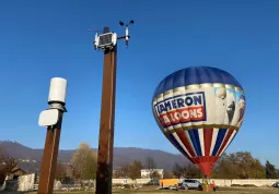 La stazione meteo nel parco dell'Ingenio