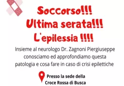 Mercoledì per le Pillole di primo soccorso della Cri, si parlerà dell’epilessia