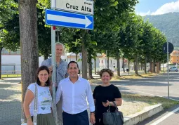Delegazione argentina in città
