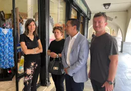 Delegazione argentina in città