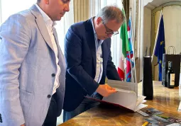 Delegazione argentina in città