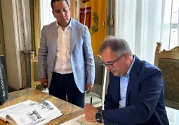 Delegazione argentina in città