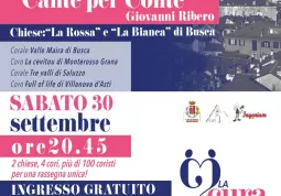 Sabato 30 settembre Canté per Cunté