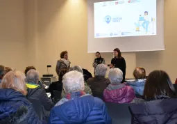 Il pubblico alla presentazione di oggi